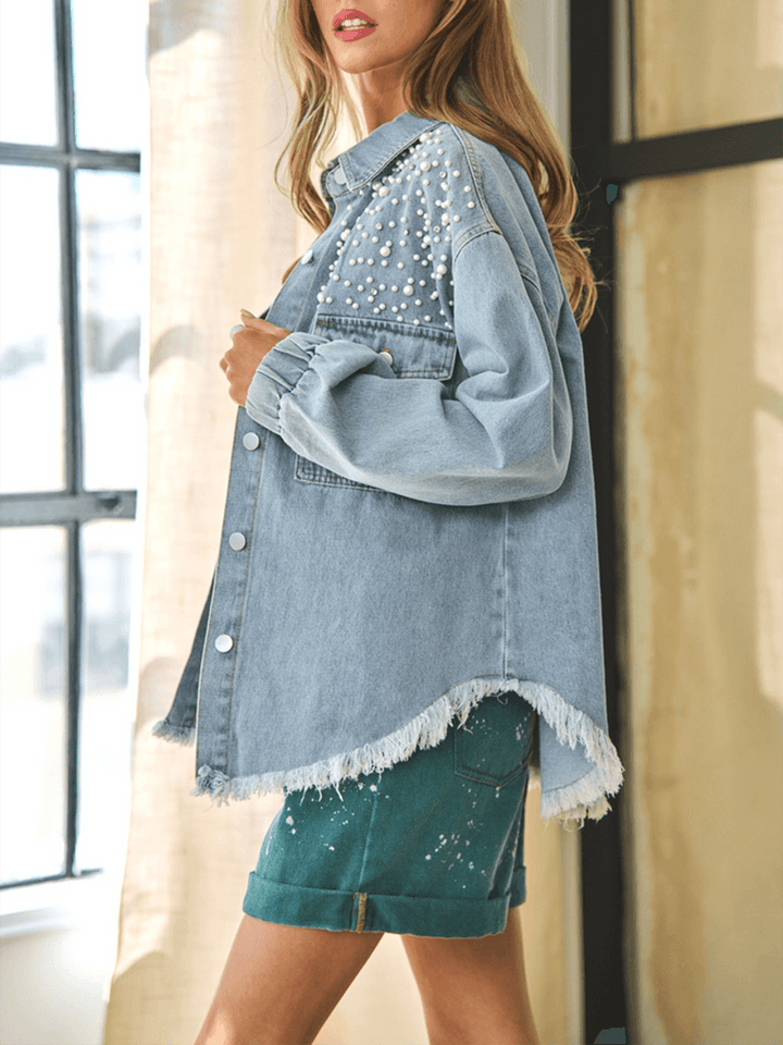 Grace & Jess | Oversized Denim Shacket