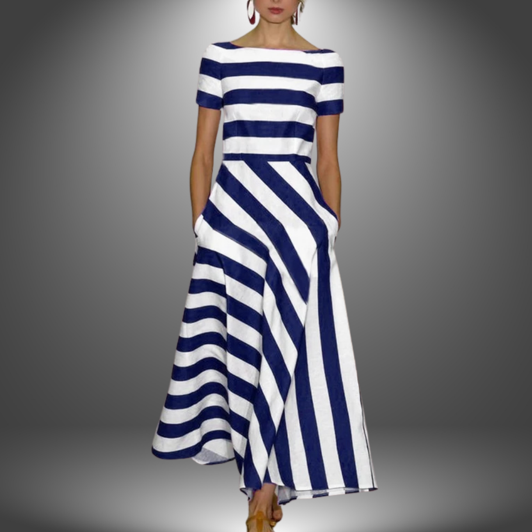 Delora | Women's Striped Maxi Dress