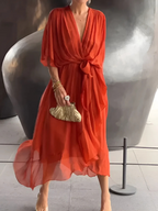 Seraphina | Women's Wrap Midi Dress