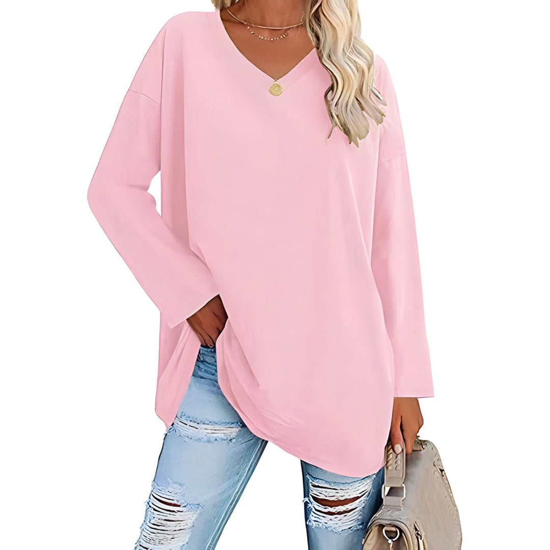 Grace & Jess | Relaxed V-Neck Sweater
