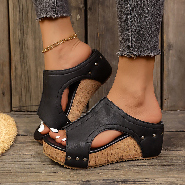 Grace & Jess | Ciera Cork Wedges