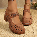 Ellery | Women's Stylish Heeled Open Summer Clogs