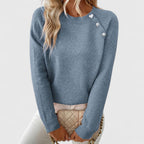 Elise | Women's Button Detail Sweater