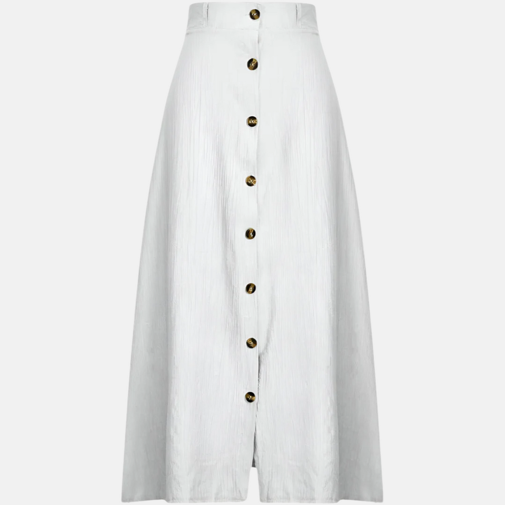 Velisse | Women's Button-Down Crinkle Maxi Skirt