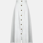 Velisse | Women's Button-Down Crinkle Maxi Skirt