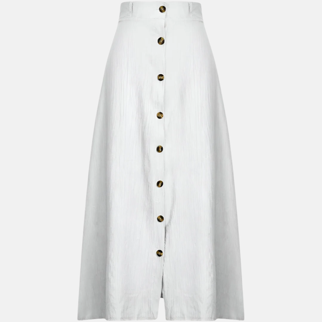 Velisse | Women's Button-Down Crinkle Maxi Skirt