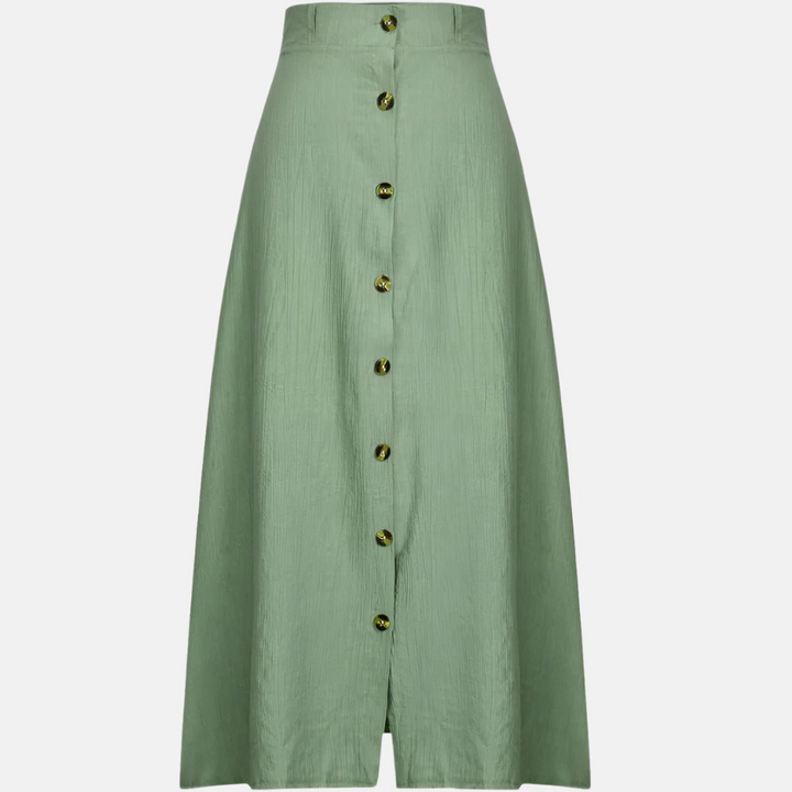 Velisse | Women's Button-Down Crinkle Maxi Skirt