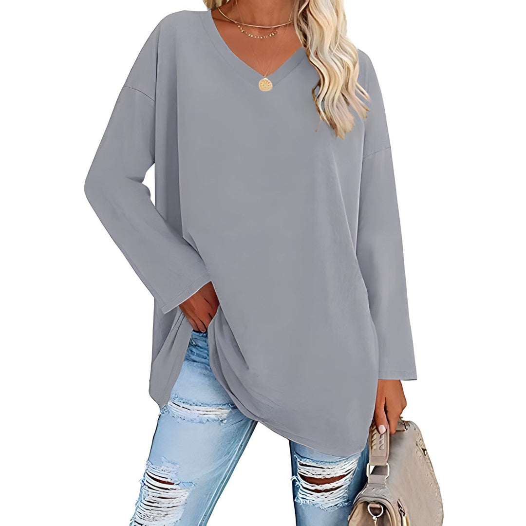 Grace & Jess | Relaxed V-Neck Sweater