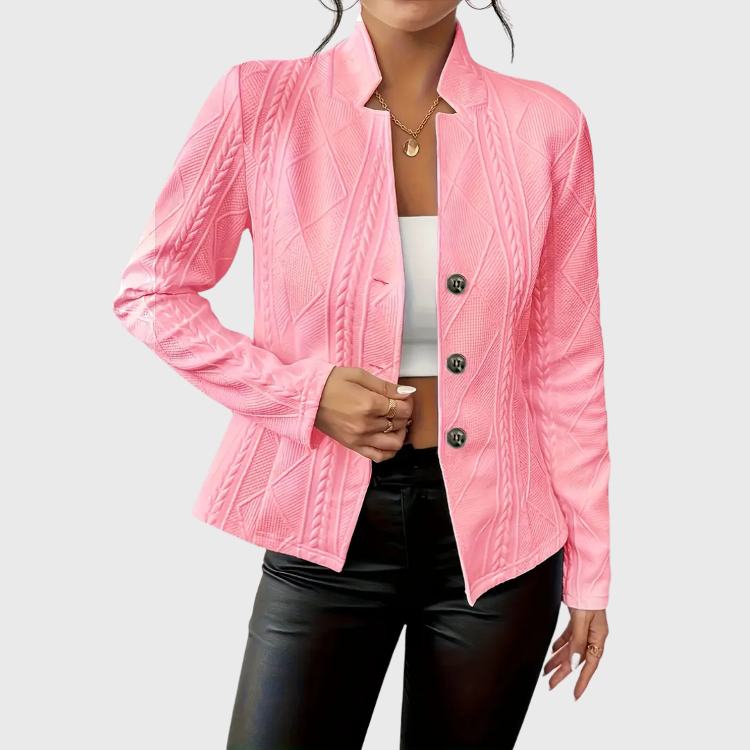 Veyloria | Women's Button Blazer Jacket