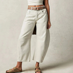 Lumina | Women's High Waist Barrel Leg Jeans