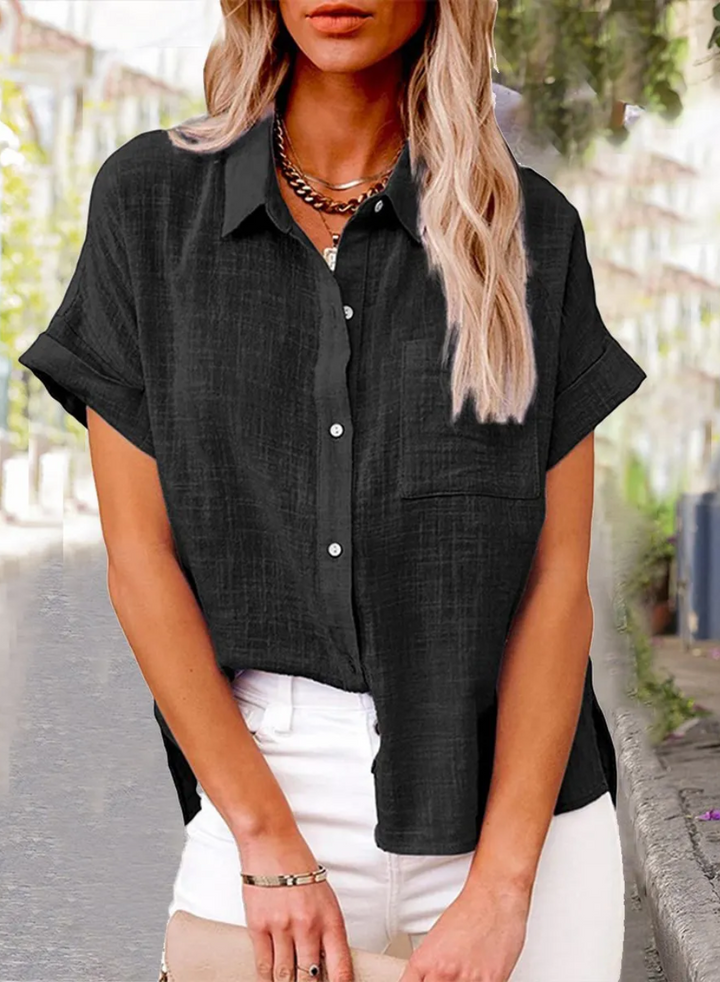 Grace & Jess | TRENDY BUTTON-DOWN SHIRT