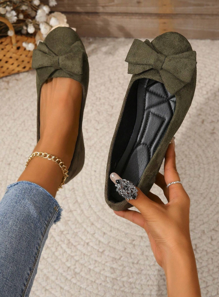 Blossom | Women's Comfortable Bow Slip-On Shoes
