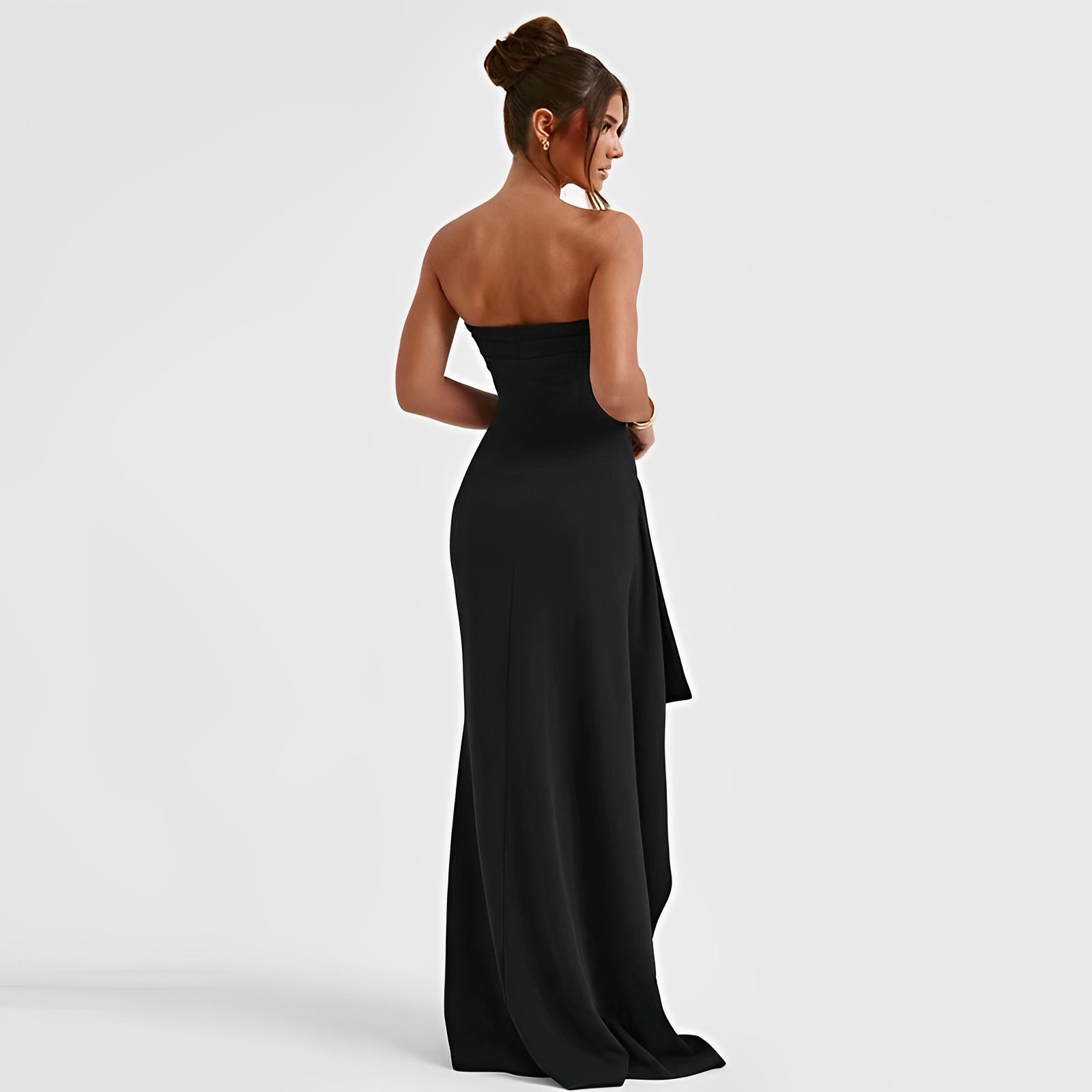 Imogen | Women's Strapless High Slit Evening Maxi Dress