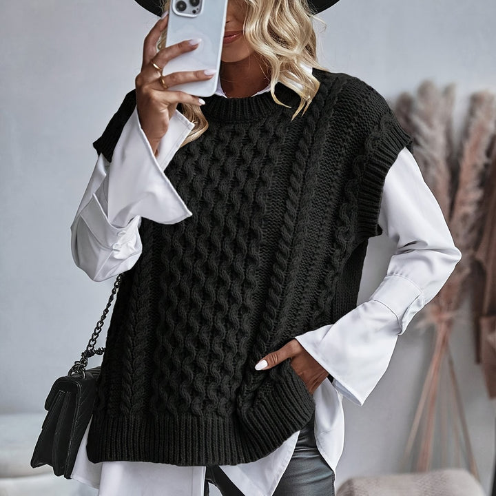 Maëlle | Knit Layered Sweater Vest