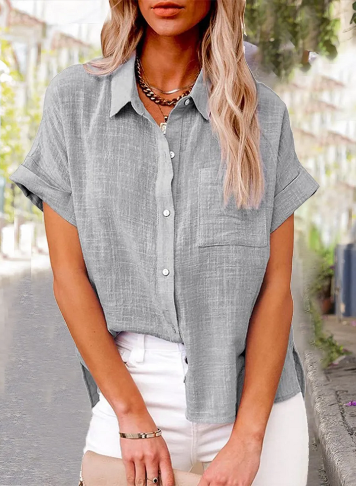 Grace & Jess | TRENDY BUTTON-DOWN SHIRT