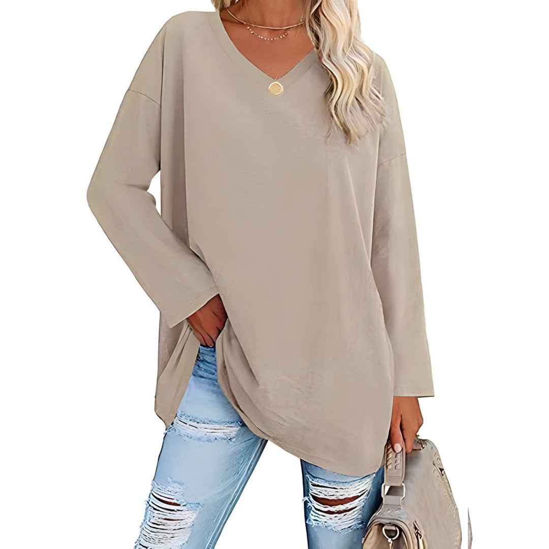Grace & Jess | Relaxed V-Neck Sweater