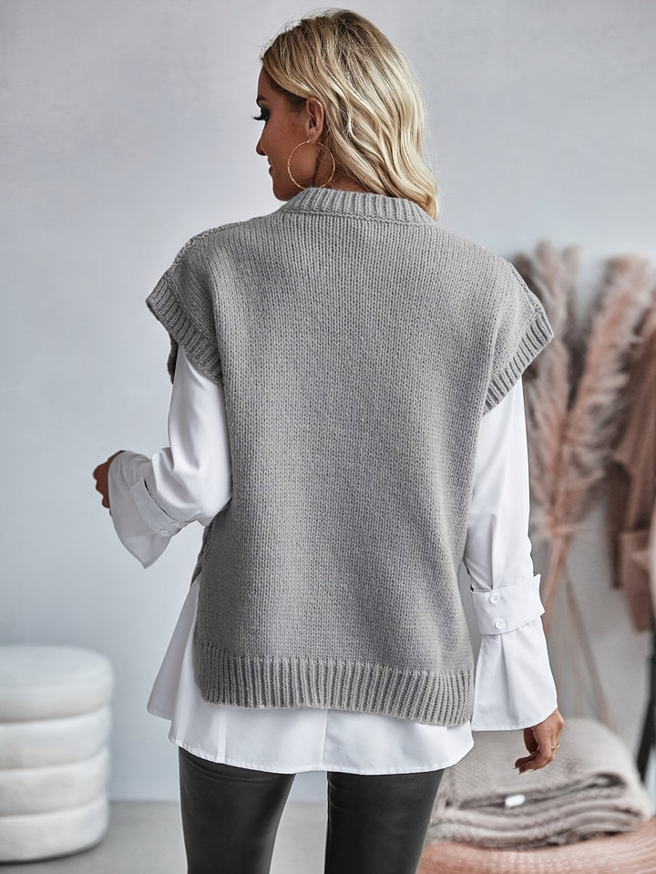 Maëlle | Knit Layered Sweater Vest