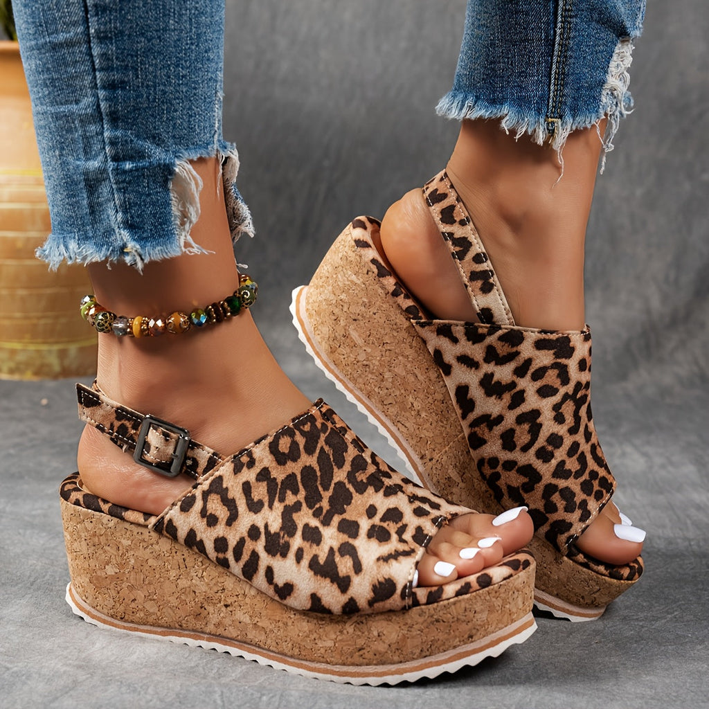 Keiran | Women's Cork Platform Wedge Sandals