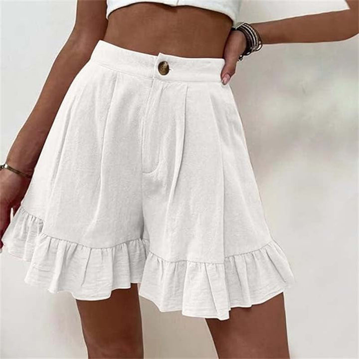 Grace & Jess | Flowy Ruffle Hem Shorts