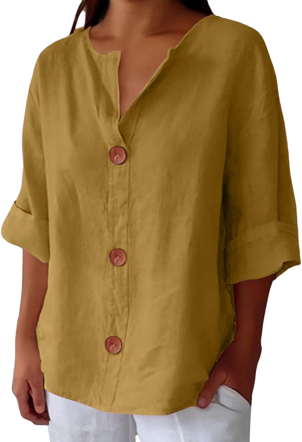 Grace & Jess |  Coastal Linen Blouse