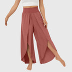 Mirella | Women's Wide Leg Split Hem Pants