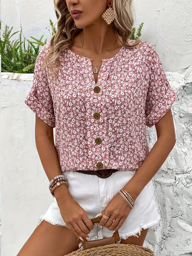 Grace & Jess |  LIGHT FLORAL BLOUSE