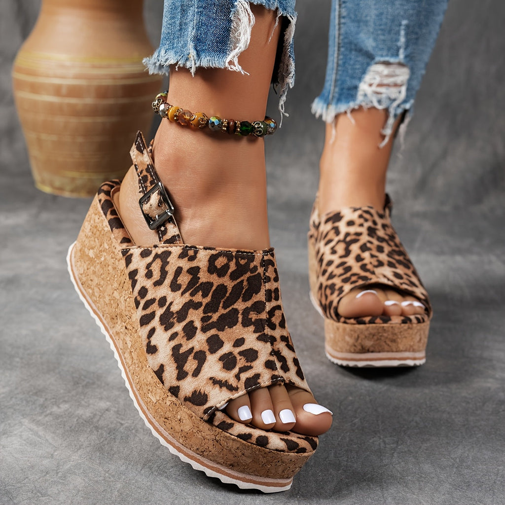Keiran | Women's Cork Platform Wedge Sandals