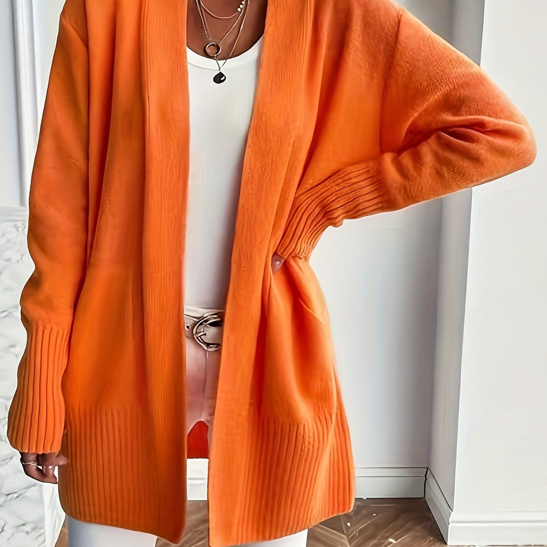 Liora | Soft Draped Longline Cardigan