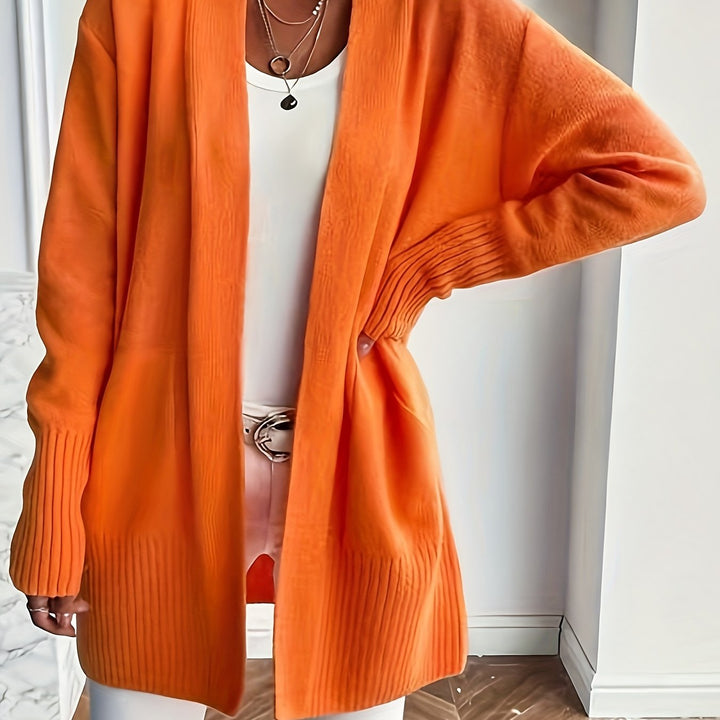 Liora | Soft Draped Longline Cardigan