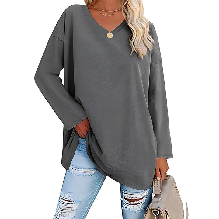 Grace & Jess | Relaxed V-Neck Sweater