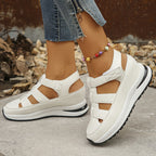 Ebba | Women's Cage Strap Velcro Platform Sport Sandals