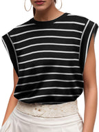 Ossian | Women's Cap Sleeve Crew Neck Relaxed Fit T-Shirt