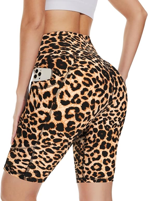 Yseult | Women's High Waist Cycling Shorts with Pocket