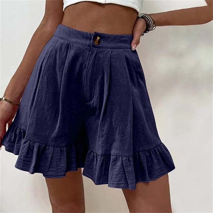 Grace & Jess | Flowy Ruffle Hem Shorts