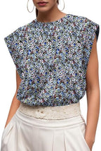 Ossian | Women's Cap Sleeve Crew Neck Relaxed Fit T-Shirt