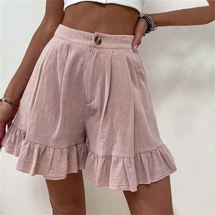 Grace & Jess | Flowy Ruffle Hem Shorts