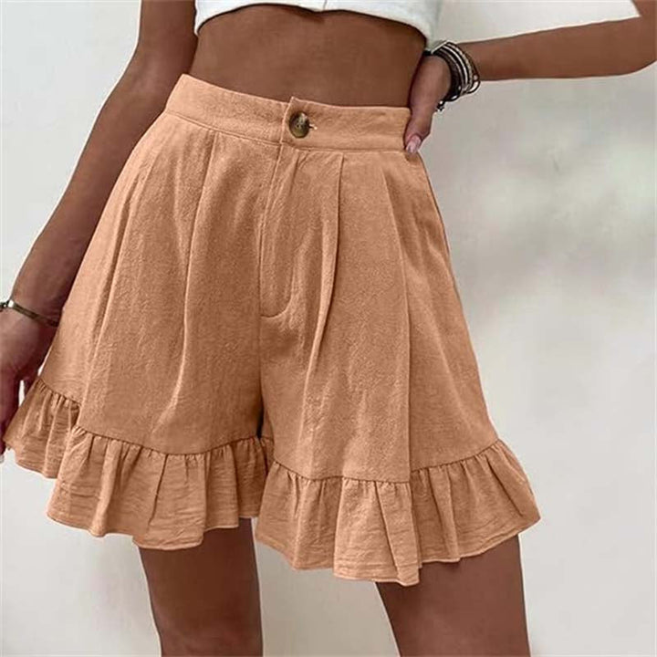 Grace & Jess | Flowy Ruffle Hem Shorts