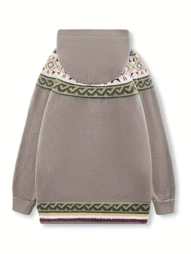 Grace & Jess | Casual Hooded Cardigan