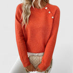 Elise | Women's Button Detail Sweater