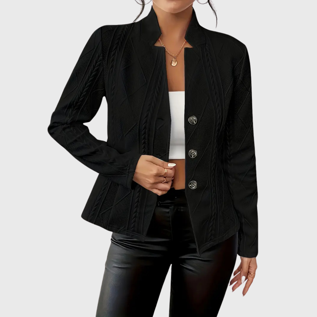 Veyloria | Women's Button Blazer Jacket