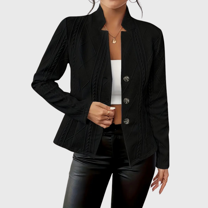 Veyloria | Women's Button Blazer Jacket