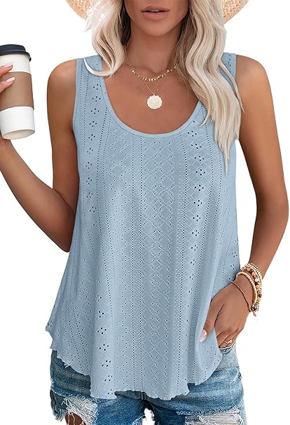 Quentin | Women's Printed Sleeveless Vest Top