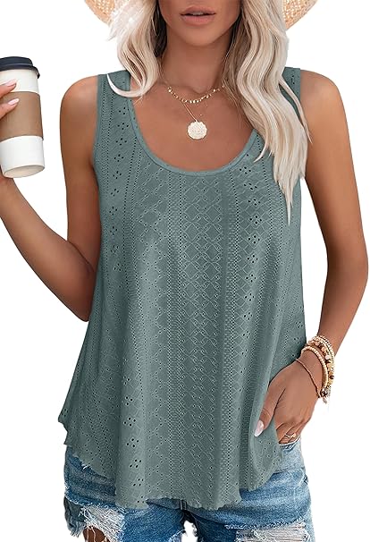 Quentin | Women's Printed Sleeveless Vest Top