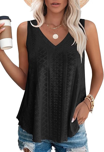 Quentin | Women's Printed Sleeveless Vest Top