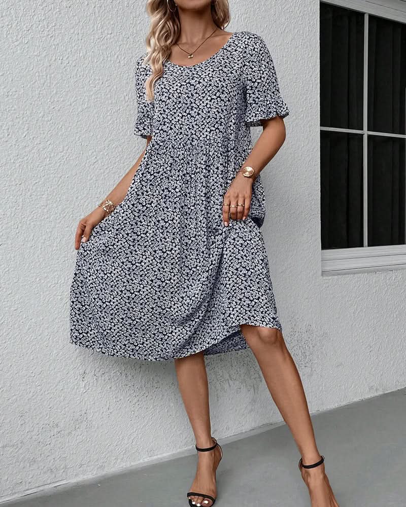 Niamh | Women's Casual Floral Summer Midi Dress
