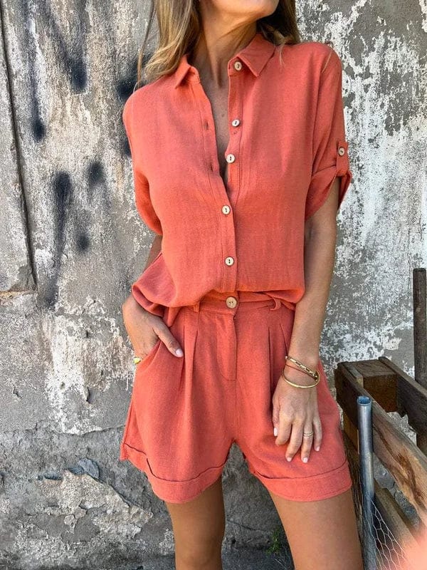 Tallulah | Women's Shorts and Shirt Set