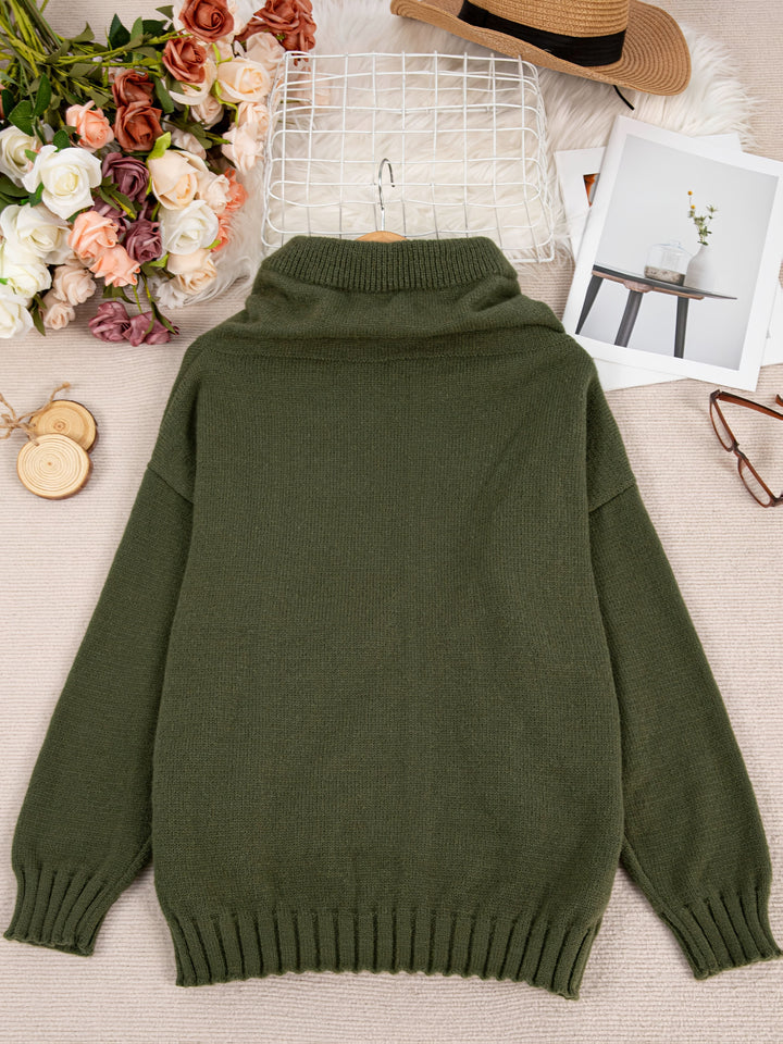 Grace & Jess | Long Sleeve Sweater With Pocket