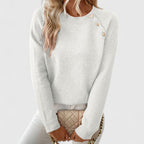 Elise | Women's Button Detail Sweater