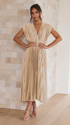 Madisyn | Women's Pleated Skirt Dress