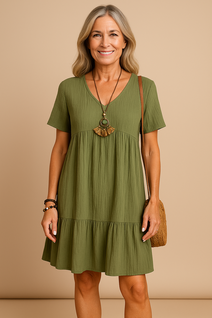 Grace & Jess | Elegant Comfort Mini Dress